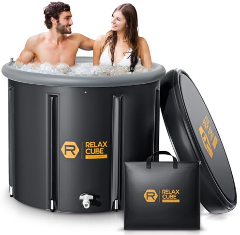Ice Bath Tub for Athletes,Multiple Layered Portable Ice Bath Tub for Recovery and Cold Water Therapy, Cold Plunge Tub for Outdoor-95 Gal Capacity