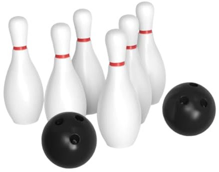Dickly Kinder-Bowling-Set, Bowling-Pin und Bälle, frühe Entwicklung, lustig, Bowling-Spielzeug, Indoor-Bowling-Spiel für Jungen und Mädchen, 6 Bowling 2 Ball