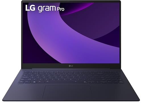 LG gram Pro 16-inch Lightweight Laptop Computer, Intel Evo Edition Powered by Intel Core Ultra7 255H Processor, Windows 11 Home, 32GB RAM, 1TB SSD - Metal Blue