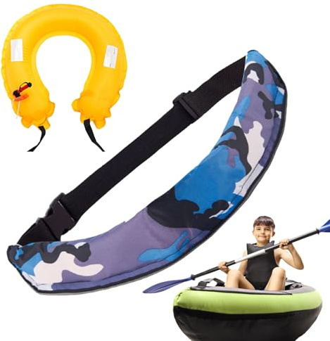 Cinturón de flotación para adultos - Tejido Oxford 400D impermeable, chaleco de vida, herramienta reflectante de engranaje de seguridad | entrenamiento de piscina para ayuda de supervivencia de