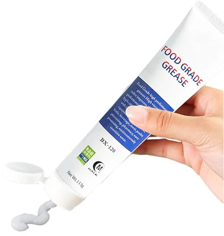 Grasa apta para alimentos, 113 g, artículos para el hogar versátiles, lubricante apto para alimentos, para cortadoras, bisagras, rejillas de horno, válvulas, juntas, motores, máquinas domésticas