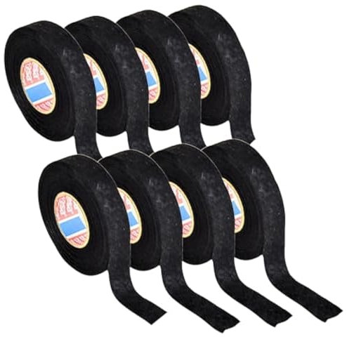 Tesa H5160803 Wiring Harness Loom Tape 19 mm x 15 m Roll, Pack of 8