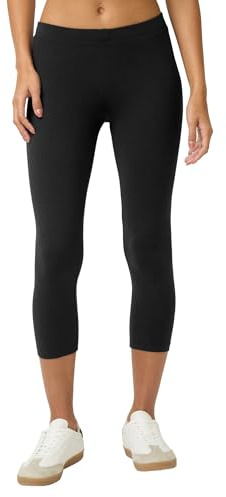 No Nonsense Women's Cotton Capri Leggings