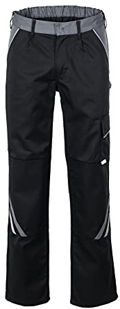 Planam 2711050 Highline Bundhose, Schwarz/Schiefer/Zink, Größe 50