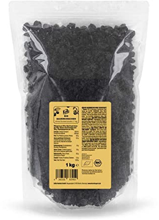 KoRo – Griottes bio sans sucres ajoutés 1 kg – Cerises séchées – Qualité bio – Dénoyautées – Saveur douce et acidulée