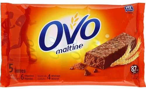 OVOMALTINE – Barras energéticas 100 G – Juego de 4