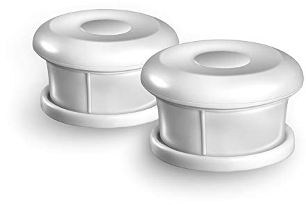 Dokon Child Baby Safety Magnetic Cupboard Keys, 2 Pack Child Proof Baby Catch Key with Strong Magnet, Replacement Spare Keys