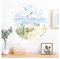 Grandora Wandtattoo Wandsticker Wohnzimmer Meer Strand Bild Wanddeko Schlafzimmer Wandaufkleber Esszimmer Tapete selbstklebend Flur Nordsee Ostsee rund DL580