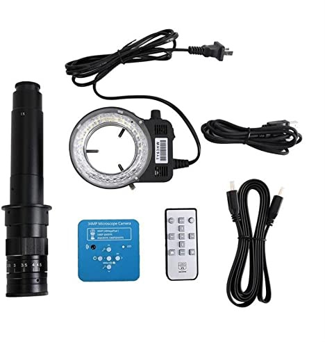 Mikroskop kameror industriell kamera elektronmikroskop H_D 34 megapixel 180 gånger lins 56 lampa pärla LED ljuskälla 1 x mikroskop belysning