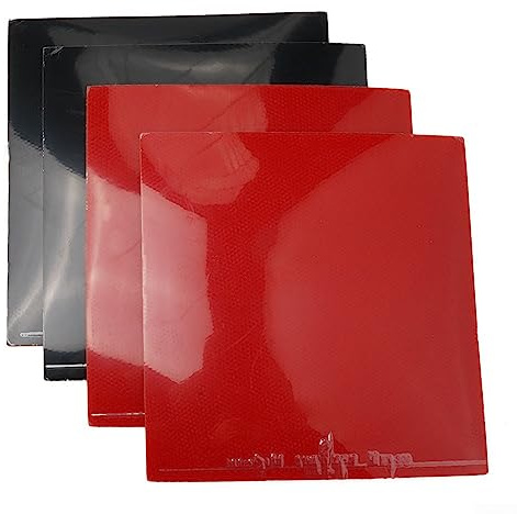 Table Tennis Rubber, 4PCS Rubber Cover Hard Sponge for Pong Rubber Fast Attack for PINGpong Bat Replacement Rubber for for PING Pong