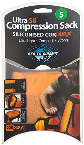 Sea to Summit Ultra-SIL Compression Sack X-S Mountaineering, Mountaineering and Trekking, Adults Unisex, Yellow, XS, Lemon Tree