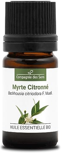 MIRTO LIMONE (Backhousia Citriodora) BIO - 5mL - Olio Essenziale di Qualità Premium - 100% Puro, Naturale, chemotipato e integrale