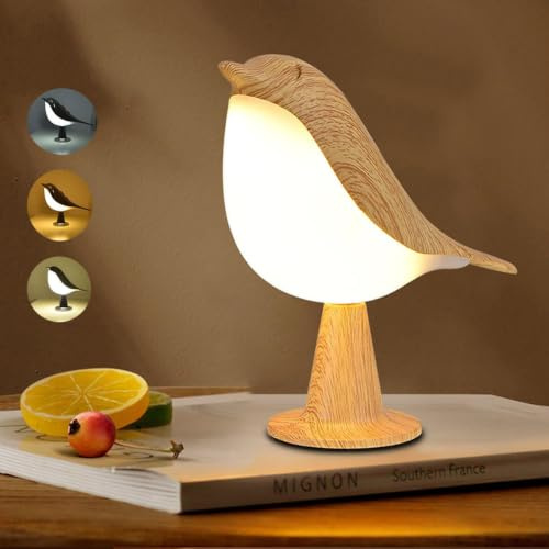 Xhope4u Night Light Touch Sensor - Bedside Table Lamp, Night Light Kids, 3 Level Brightness Nightstand Lamps, Rechargered Desk Lamp for Bedroom, Office, College Dorm Room