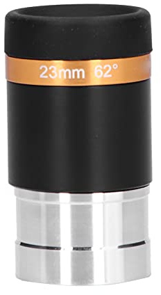Ocular Gran Angular Ocular Asférico de 62° Alta Definición Totalmente Recubierto para Telescopio Astronómico de 1,25 Pulgadas Ocular Gran Angular de 23 Mm/0,9 Pulgadas (23mm)