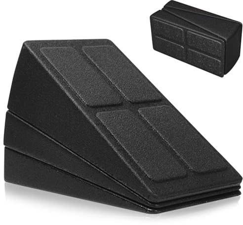LOSYHU 3 Pcs Slant Board for Calf Stretching, Non-Slip Squat Wedge Blocks Adjustable Angles Foot Calf Stretcher Board Foam Wedge Block for Physical Therapy, Home Exercise