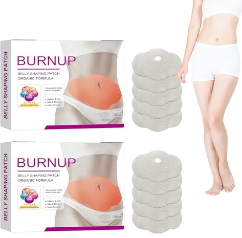 10 stycken bantningspatch, gå ner i vikt snabb fettförbrännare slimming fettförbrännare plåster för snabb fettförbränning på magen, slimming patch för ölmage, magfett midja