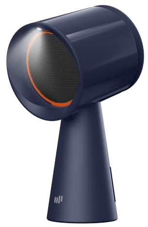 Upstreman Cappa Aspirante Portatile da Tavolo, 3 Velocità con Grande Contenitore Olio, Filtro Alluminio e Carbone Rimovibile, Ventola da Cucina per Barbecue Indoor, Hot Pot, Blu Navy