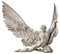 Design Toscano NG33636 Scultura da Parete di Icarus, Avorio, 4x28x28 cm