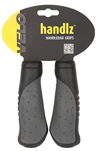 Velo Ergonomischer Fahrradgriffe schwarz/Grau, 135 mm