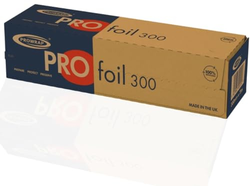 PROWRAP | Essential Catering Foil Great for Home & Professional Catering Kitchens | 300mm x 75m | Single Roll