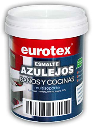 Pintura mate para azulejos de baños y cocinas multisoporte Eurotex - 750 ml - (Beige mate)