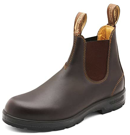 Blundstone 550 Unisex Classic Series Chelsea Boot for Men and Women with Shock Absorption and Premium Water Resistant Leather, Walnut Brown, 11.5 US Men / 13.5 US Women / 10.5 AU