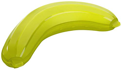 Rotho Fun Bananenbox, Kunststoff (PP) BPA-frei, Lime Grün, (24,5 x 12,0 x 5,1 cm)