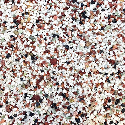 allpondsolutions Aquarium Fish Tank Gravel Stones Substrate Sprinkle Mix Coloured Natural 5kg (4-6mm)