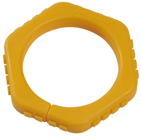 Sensory Direct Chewbuddy Wrist Bangle - Pack of 1, Sensory Toy for a Fidget, Chew or Teething Aid | for Kids, Adults, Autism, ADHD, ASD, SPD, Oral Motor or Anxiety Needs | Yellow