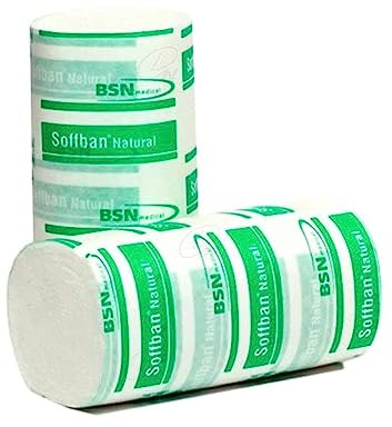 BSN Medical 71473-00 Soffban - Vendaje de viscosa natural (7,5 cm x 2,7 m, 12 unidades)