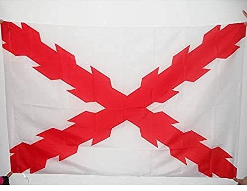 AZ FLAG - Drapeau Duché de Bourgogne - 150x90 cm - Drapeau Croix Bourguignonne 100% Polyester Avec Fourreau et cordelette - Pavillon 110 g