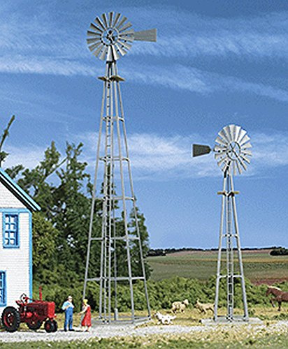 Walthers Cornerstone Series Kit HO Scale Van Dyke Farm Windmill, 8, Grey