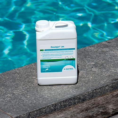 BAYROL Desalgin Jet 3 L - schaumfreies Antialgen-Konzentrat zur Verhinderung von Algenwachstum im Pool - Ideal für Pools mit Gegenstromanlagen / Wasserattraktionen - Ohne Kupfersulfat