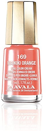 Mavala Mini Color Vernis à Ongles Crème 5 ml - Couleur : 169 : Waikiki Orange