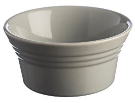 Mason Cash Classic Kitchen Stoneware Ramekin Dish, Grey, 9.5cm