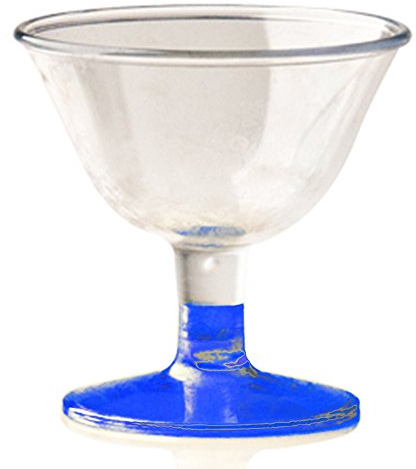 PZ 5 COPPA DA GELATO CC 400 PER YOGURT MOUSSE SEMIFREDDI MACEDONIEE DESSERT IN PLASTICA ALIMENTARE