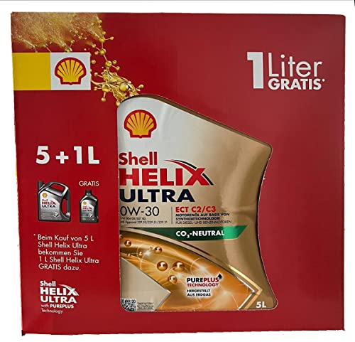 Shell Helix Ultra ECT C2 / C3 0W-30 1x5+1x1 Liter Motoröl