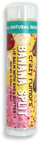 Crazy Rumors Lippenbalsam Banane Split/Lippenbalsam 100% natürlich/vegan
