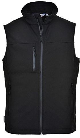 Portwest Softshell Bodywarmer (3L), Size: M, Colour: Black, TK51BKRM