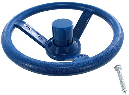 Volant avec Klaxon en bleu, par. 30 cm – Appareils De Jeu Pour Enfants pour jardin, jeux pour enfants, Tour de jeu, tours de jeu
