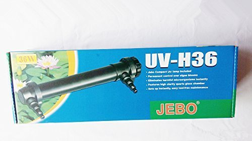 Marine Color UV-Sterilisator 36W für Jebo Aquarium und Teichfilter – Original Ersatzteil für Wasseraufbereitung, Langlebig und Effizient**