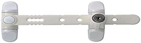 Socona L6C Entrebâilleur à clefs pour fenêtres Blanc