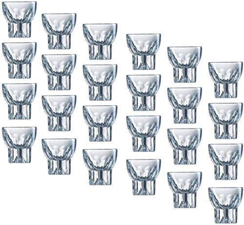 Arcoroc ARC 51041 Stern Schnapsglas, Shotglas, Stamper, 36 ml, mit Füllstrich bei 2cl, Glas, transparent, 24 Stück