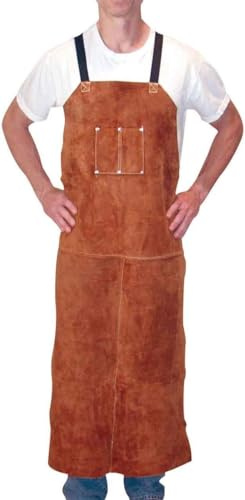 Tillman 3848 24 W x 48 L Leather Bib Apron