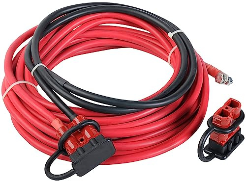 Keeper - 6 AWG Trailer Wiring Kit - 25’ and 6’ with Quick Connect for KT and KU Winches