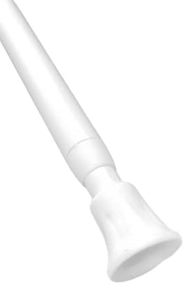 White Spring Loaded Tension Rod 83-150cm (33-59) Nets At Home