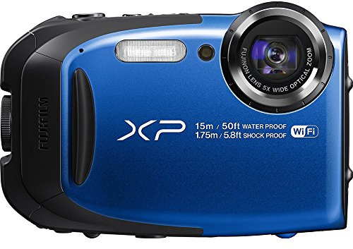 Fujifilm FinePix XP80 Waterproof Digital Camera with 2.7-Inch LCD (Blue)