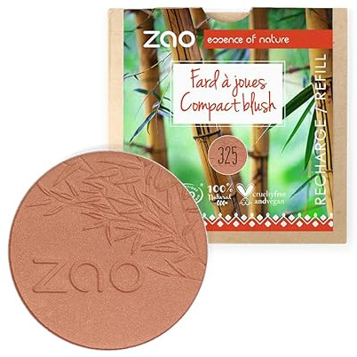 Zao - Nachfüllpackung - Refill - Compact Blush - Nr. 325 / Golden Coral - 9 g