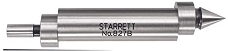 Starrett 827B kantsökare, dubbelände, med spetsig kontakt, 0,5 tum husdiameter, 0,2 tum kontaktdiameter