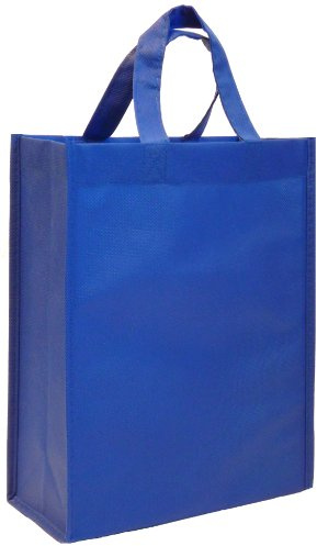 CYMA Reusable Gift Bags, Medium, 6 Pack (Royal Blue)